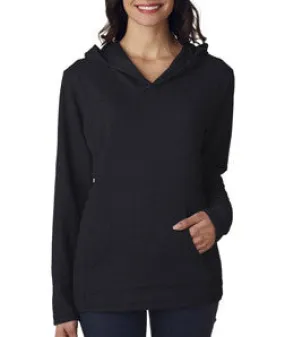 72500L Anvil Ladies' Hooded French Terry Fleece Black