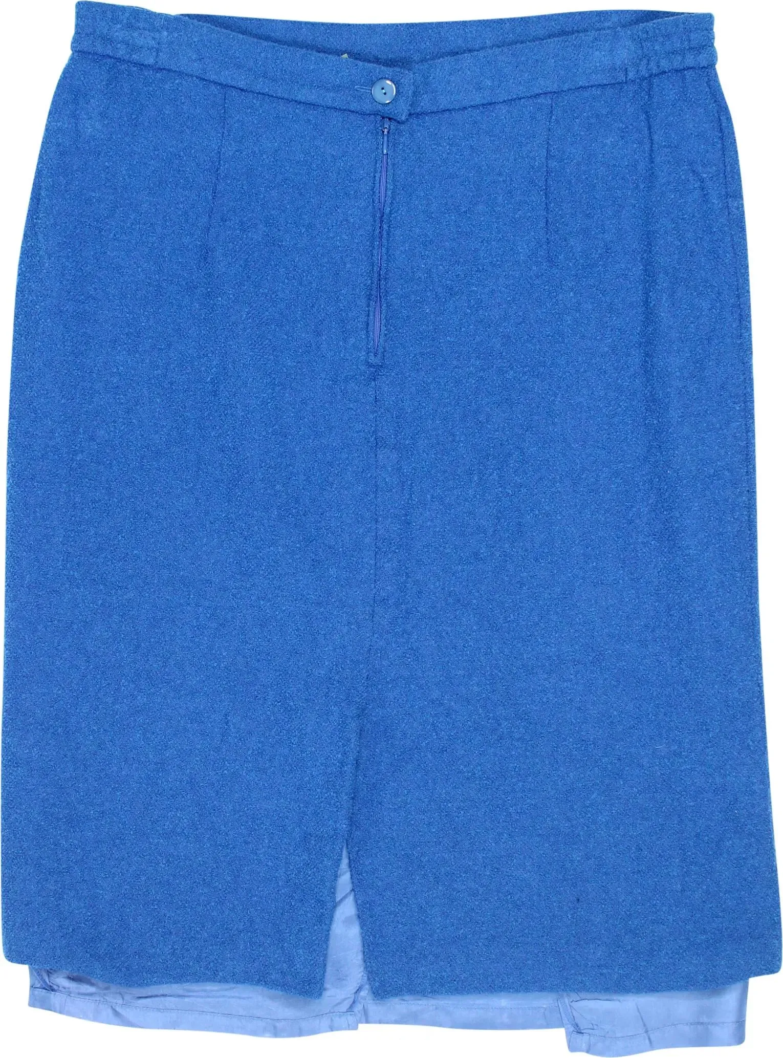 90s Blue Pencil Skirt