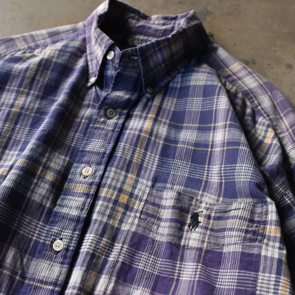 90's Ralph Lauren “BLAIRE” チェック ボタンダウンシャツ 240517 S2106