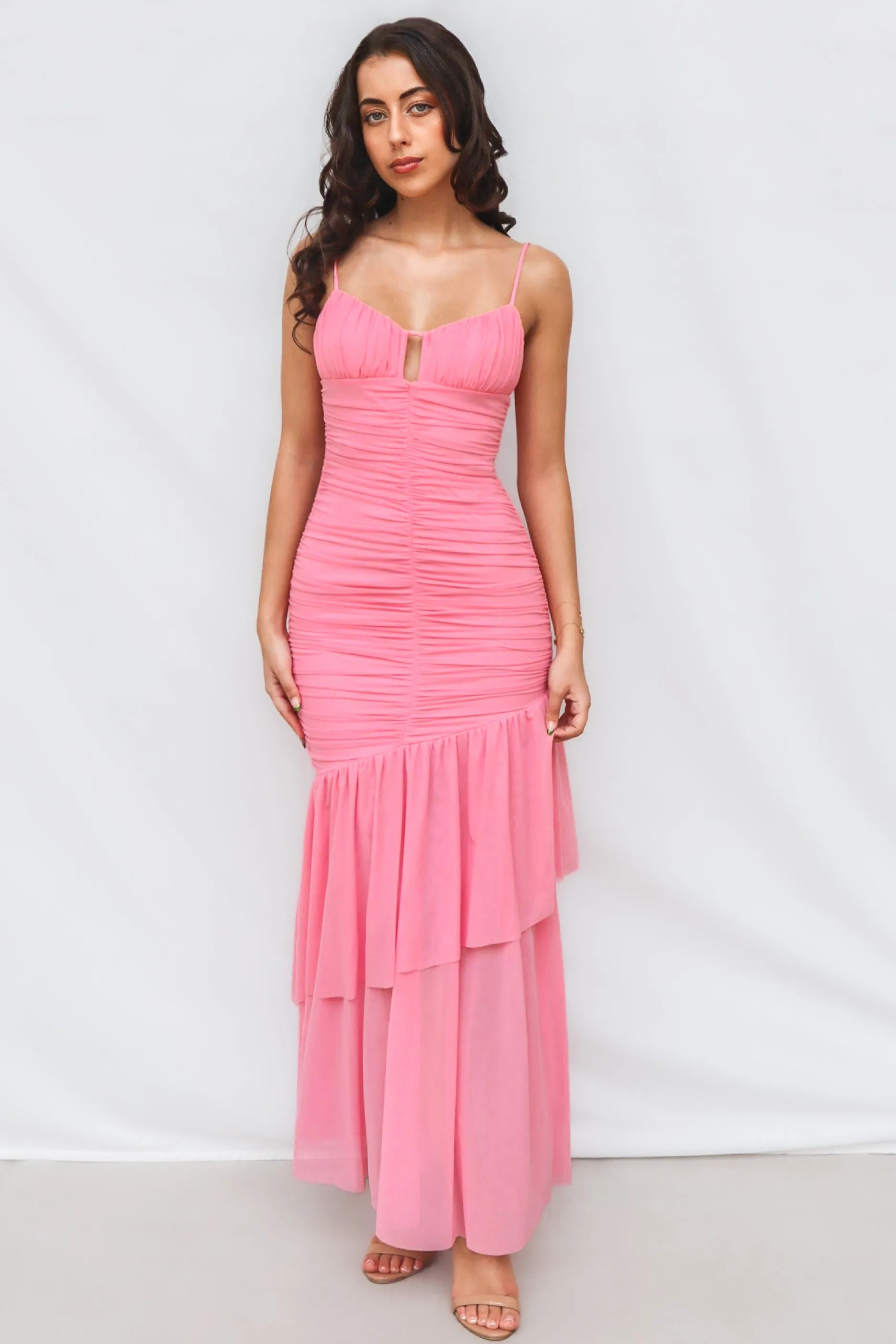 Addy Maxi Dress - Pink