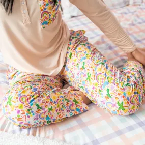Adults Bamboo Pyjamas | Ellie Whittaker - Down Under (Cream)