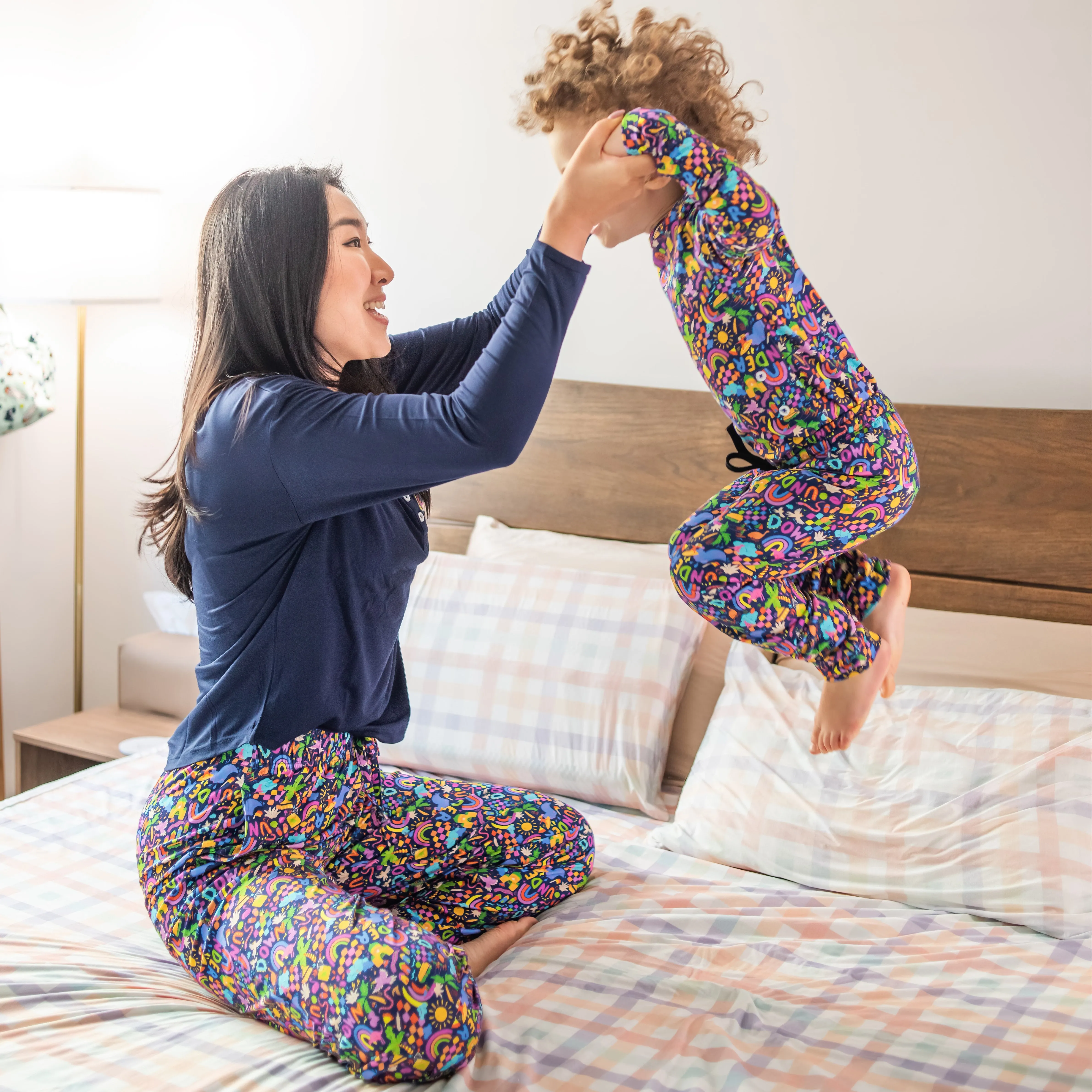 Adults Bamboo Pyjamas | Ellie Whittaker - Down Under (Navy)