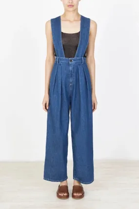 Alysi - Denim Jumpsuit: Blue