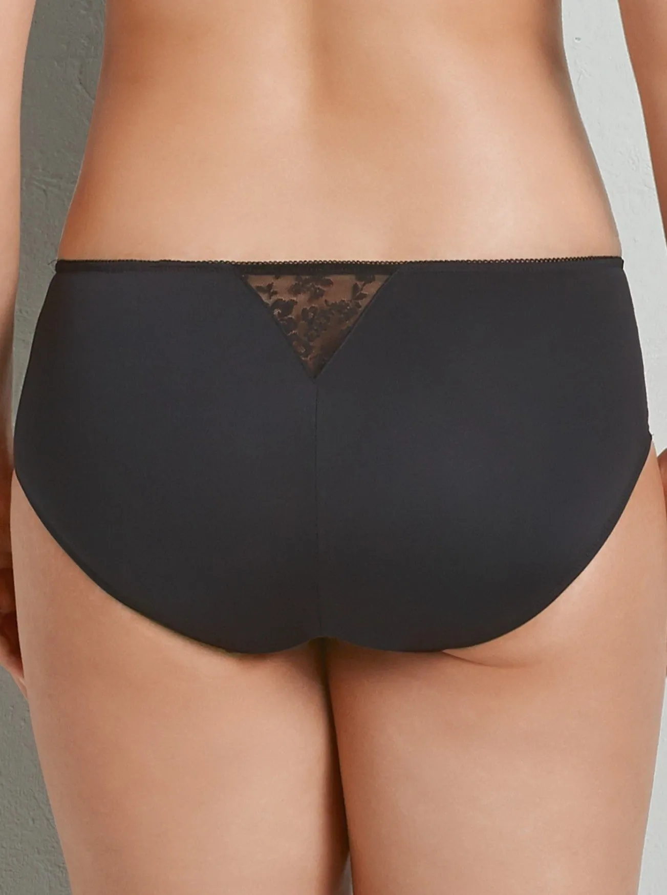 Anita Fleur High Waist Brief- Black