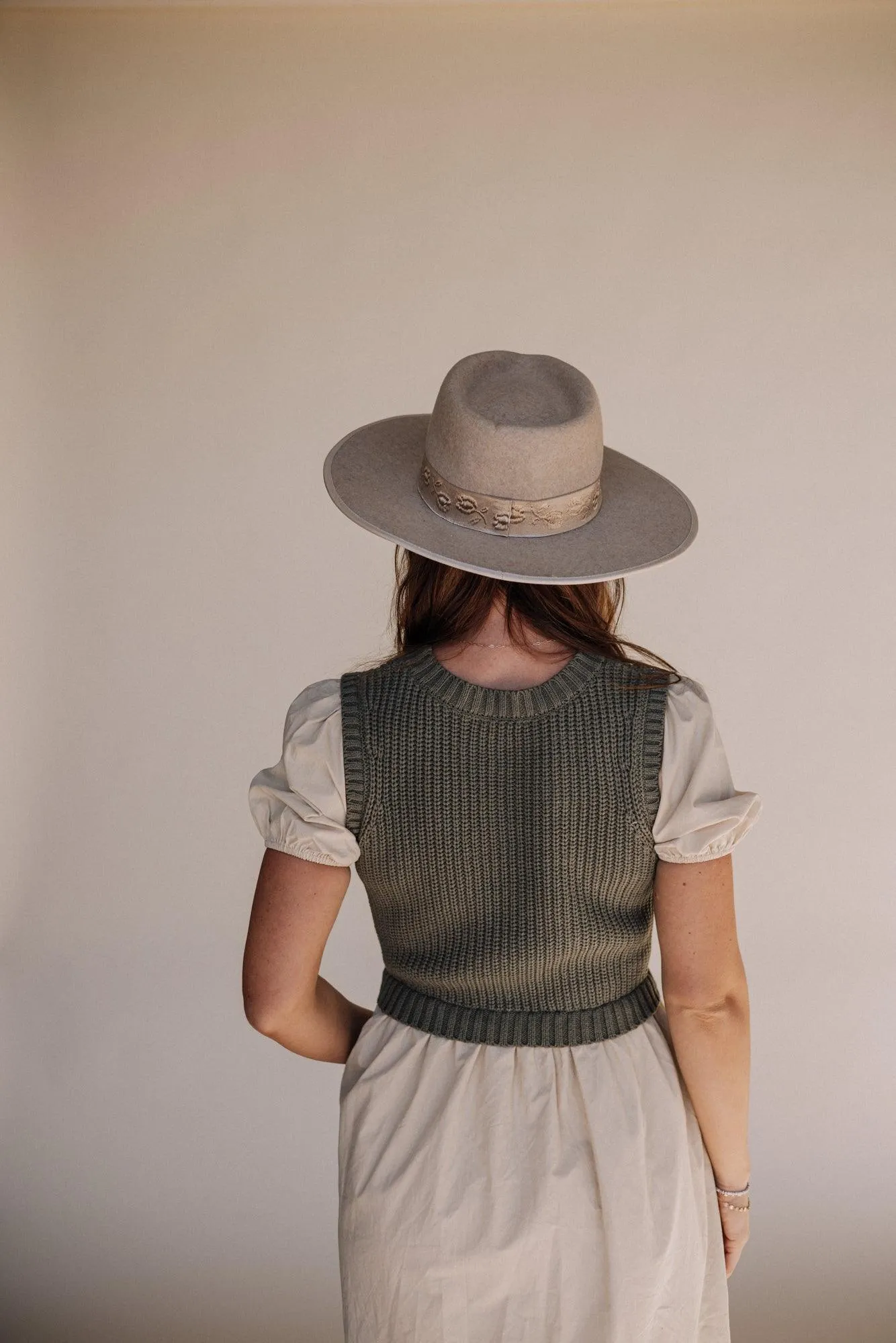 Annie Sweater Top Dress in Olive