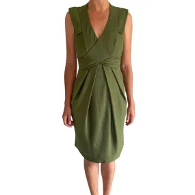 ASOS Khaki Textured Dress