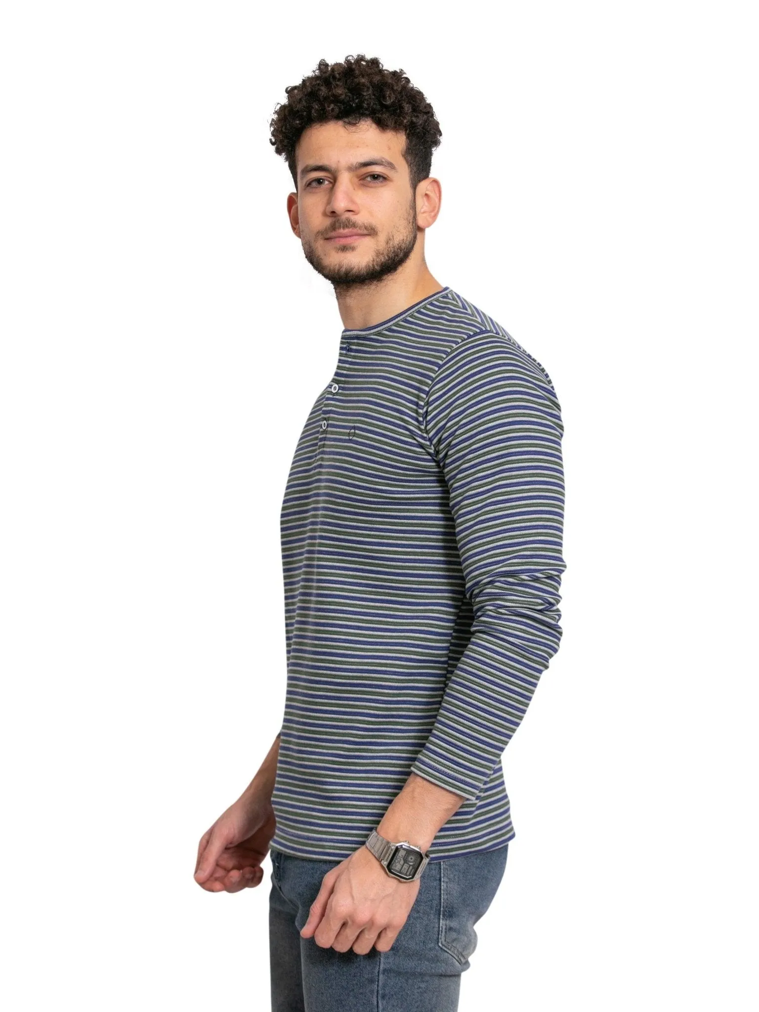 Bambo-Navy Henley