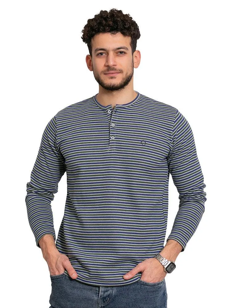 Bambo-Navy Henley