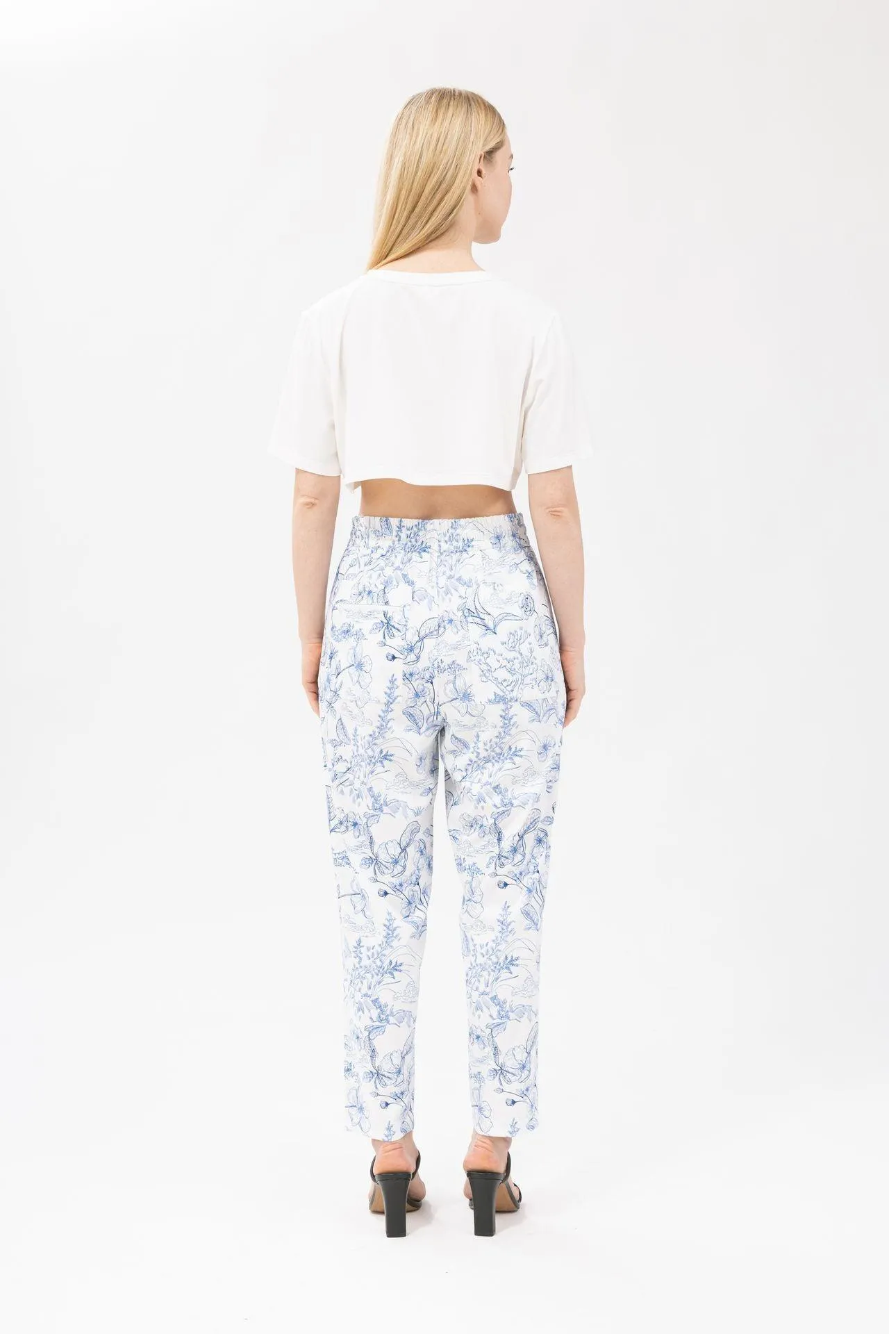 Bamboo Patterned Relax Pants