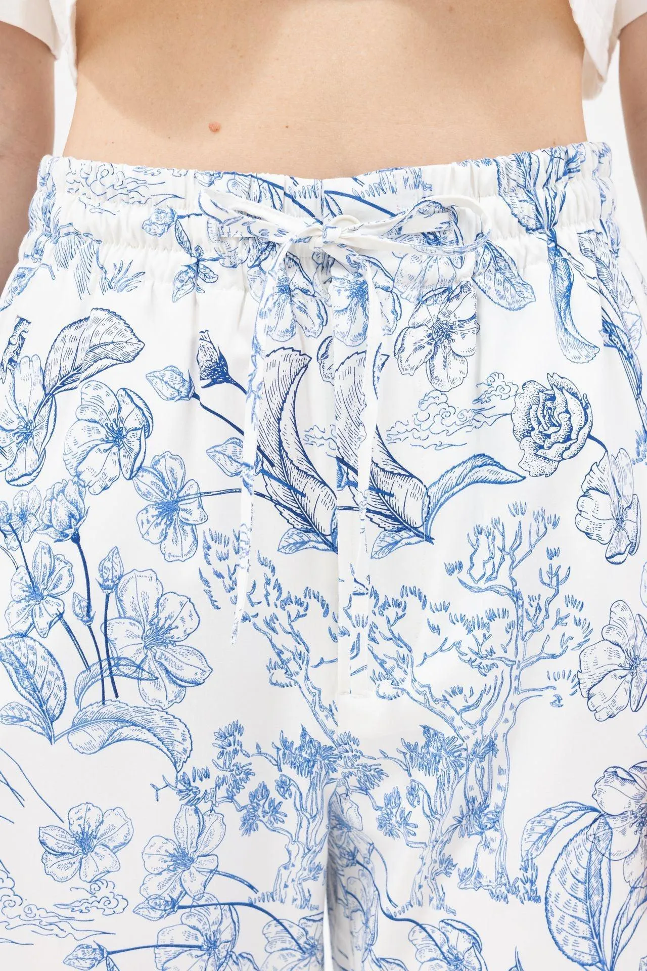 Bamboo Patterned Relax Pants