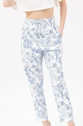 Bamboo Patterned Relax Pants