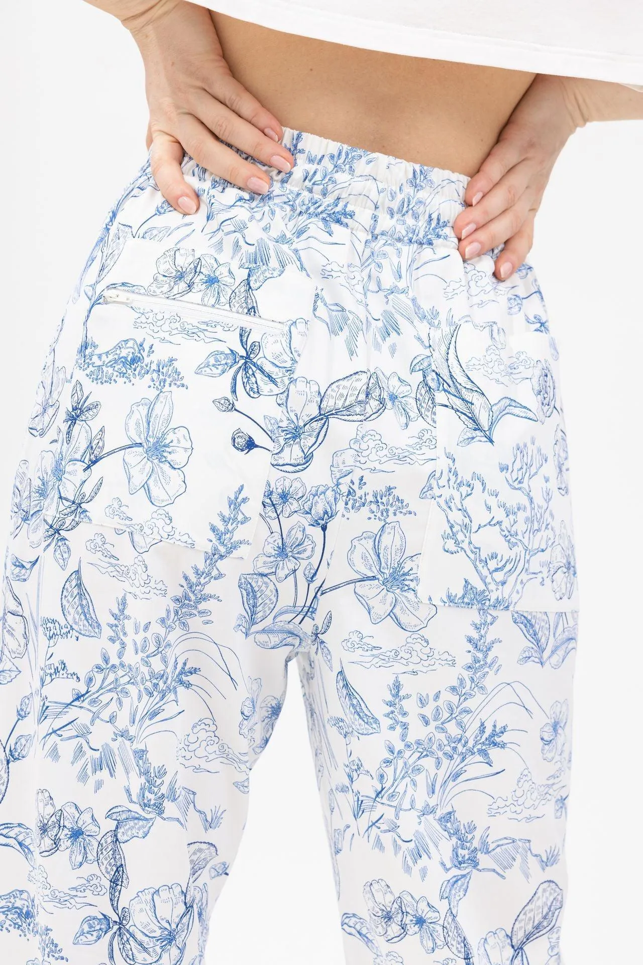 Bamboo Patterned Relax Pants