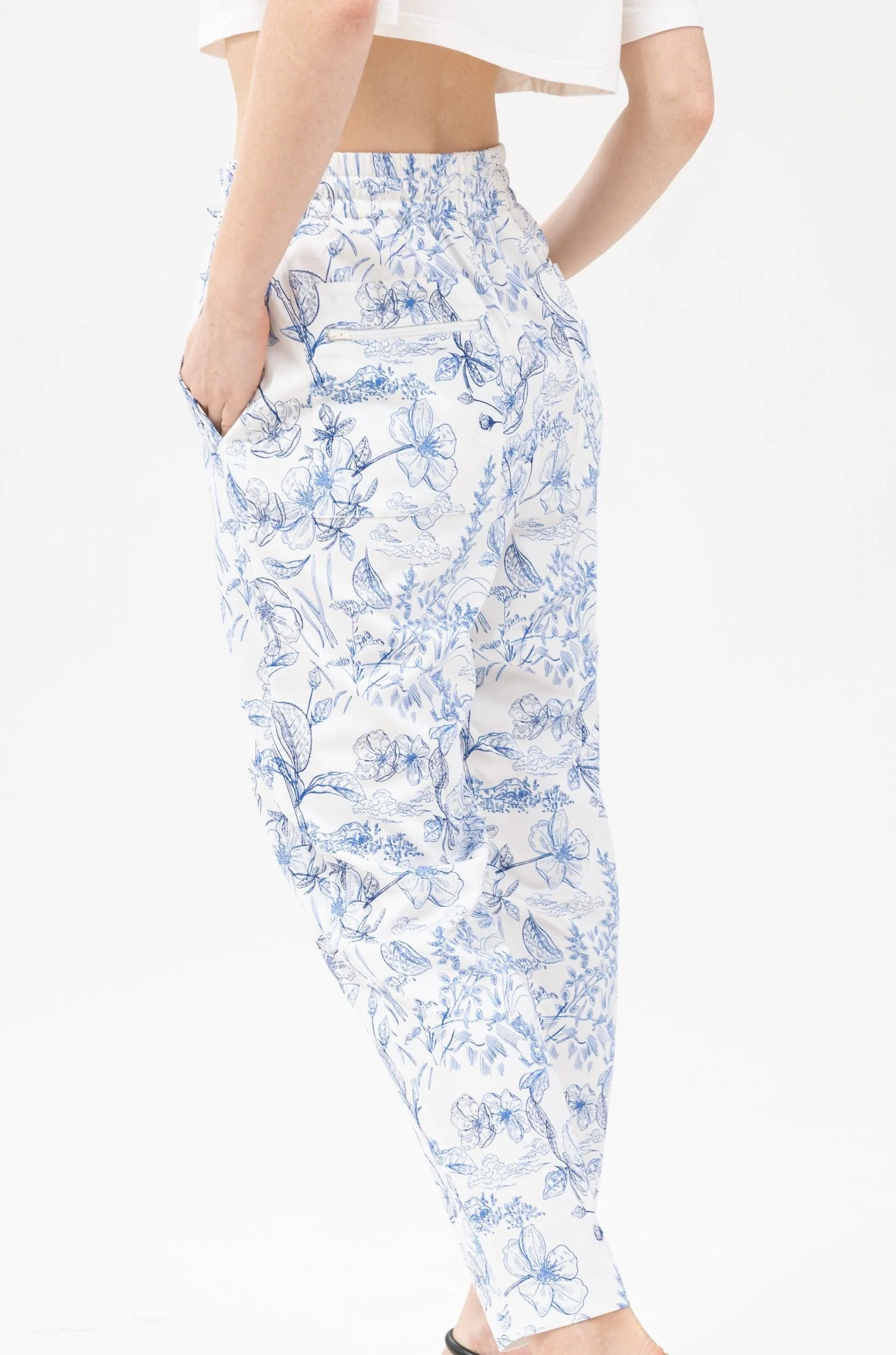 Bamboo Patterned Relax Pants