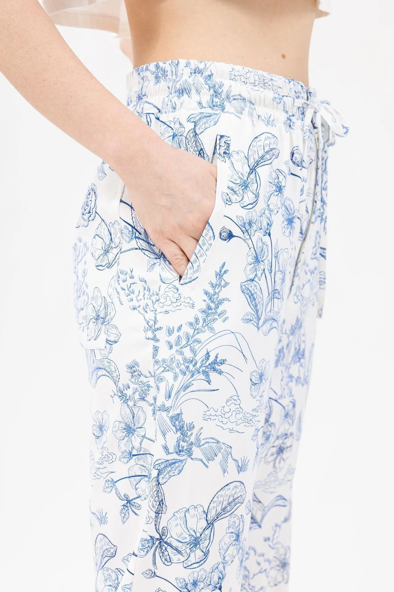 Bamboo Patterned Relax Pants