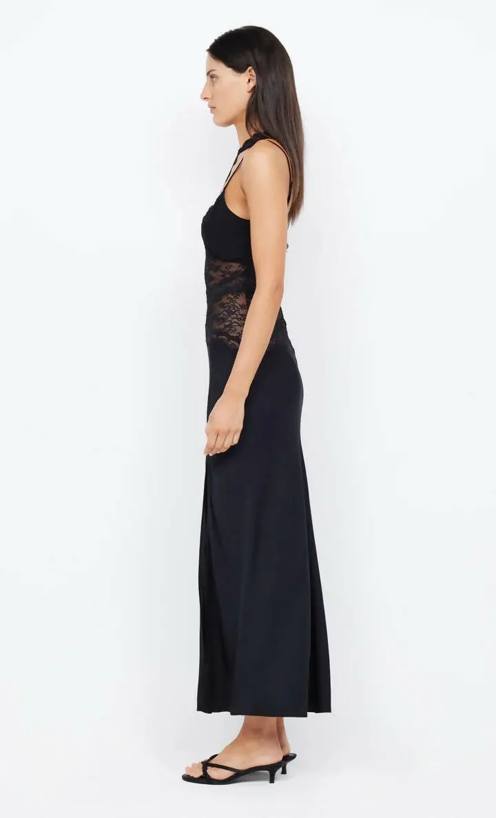 Bec & Bridge Ria Assymetrical Maxi Dress in Black