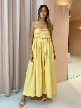 Bec and Bridge Eli Maxi Dress in Straw