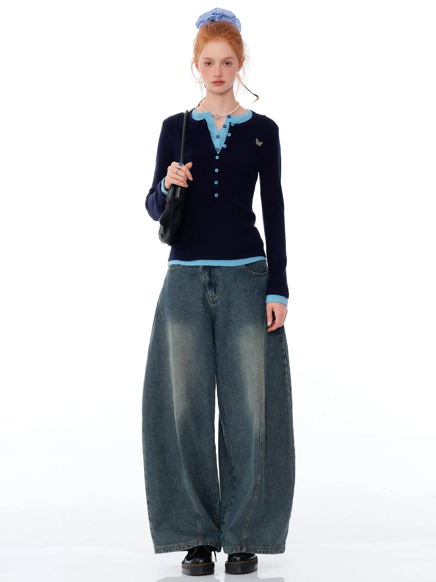 Butterfly Patch Knit Cardigan