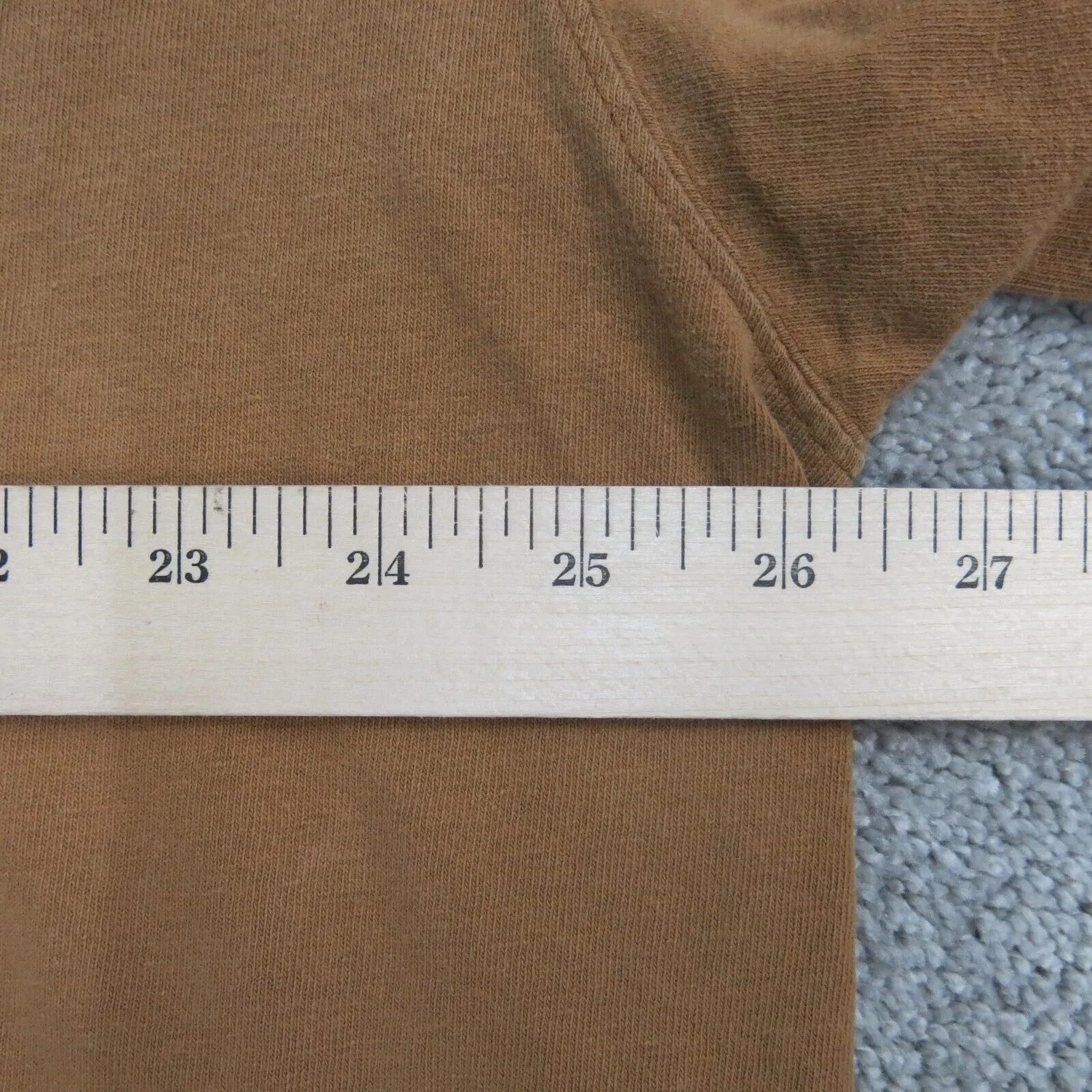 Carhartt Shirt Mens XL Khaki Henley Tee Pocket Short Sleeve Casual Lightweight