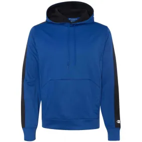 Champion Men's Athletic Royal/Black Performance 5.4-Ounce Colorblock Pullover Hood