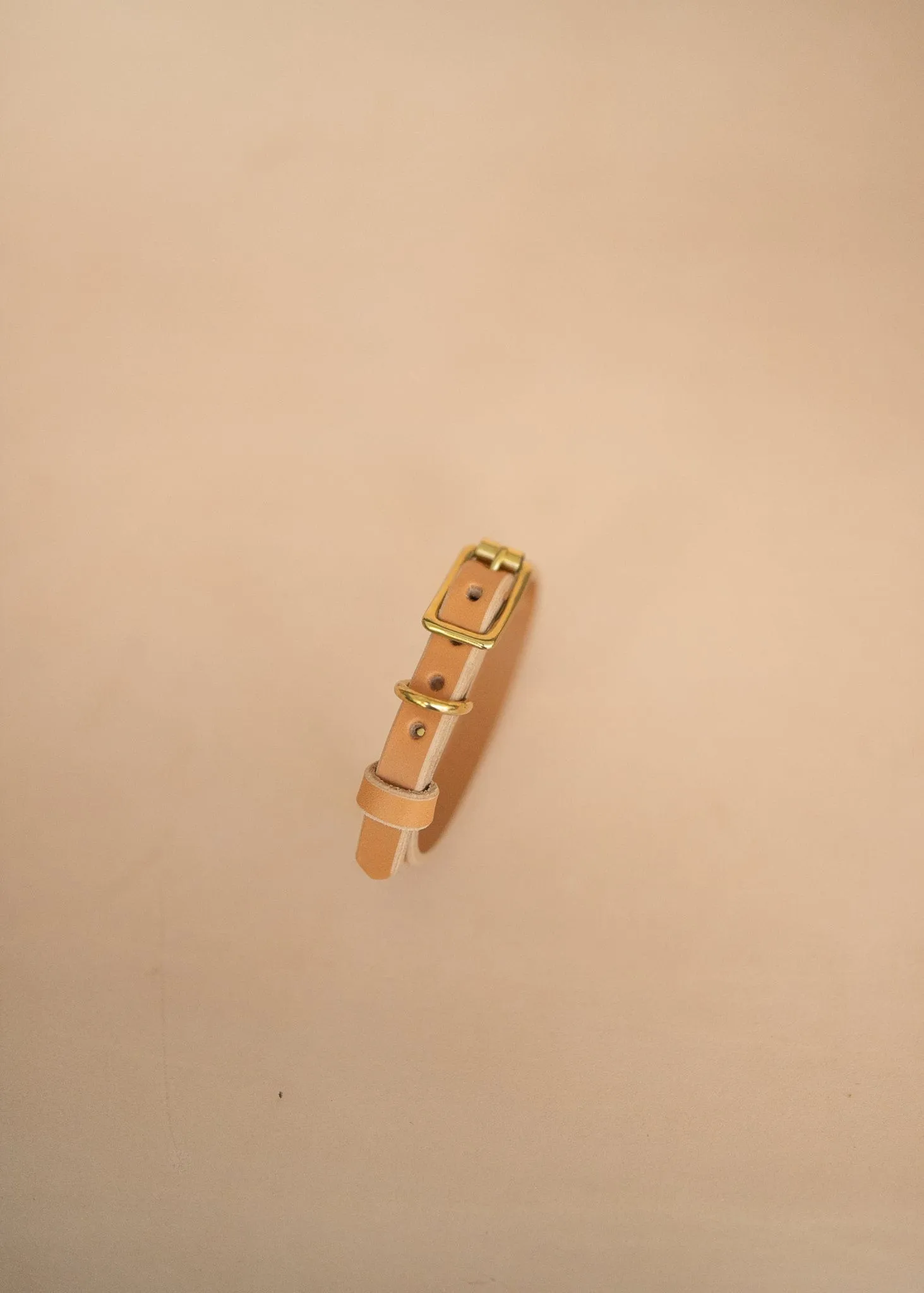 Classic Dog Collar - 12mm - Natural