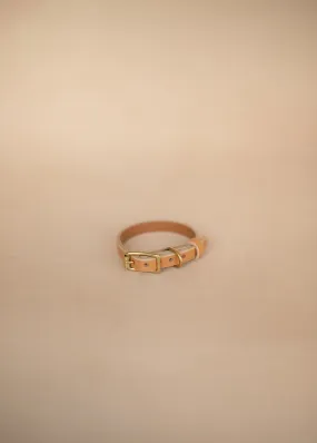 Classic Dog Collar - 12mm - Natural