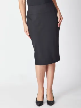 COLOUR BLOCK PENCIL SKIRT - Black 28208 - sw