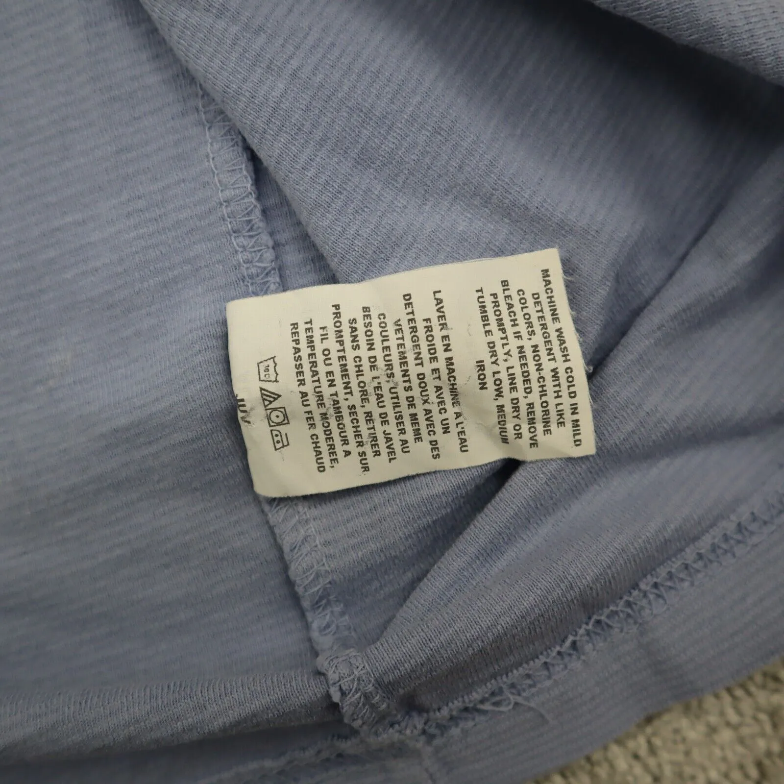 Columbia Sportswear Womens Round Neck T Shirt Short Sleeve 100% Cotton Blue SZ L