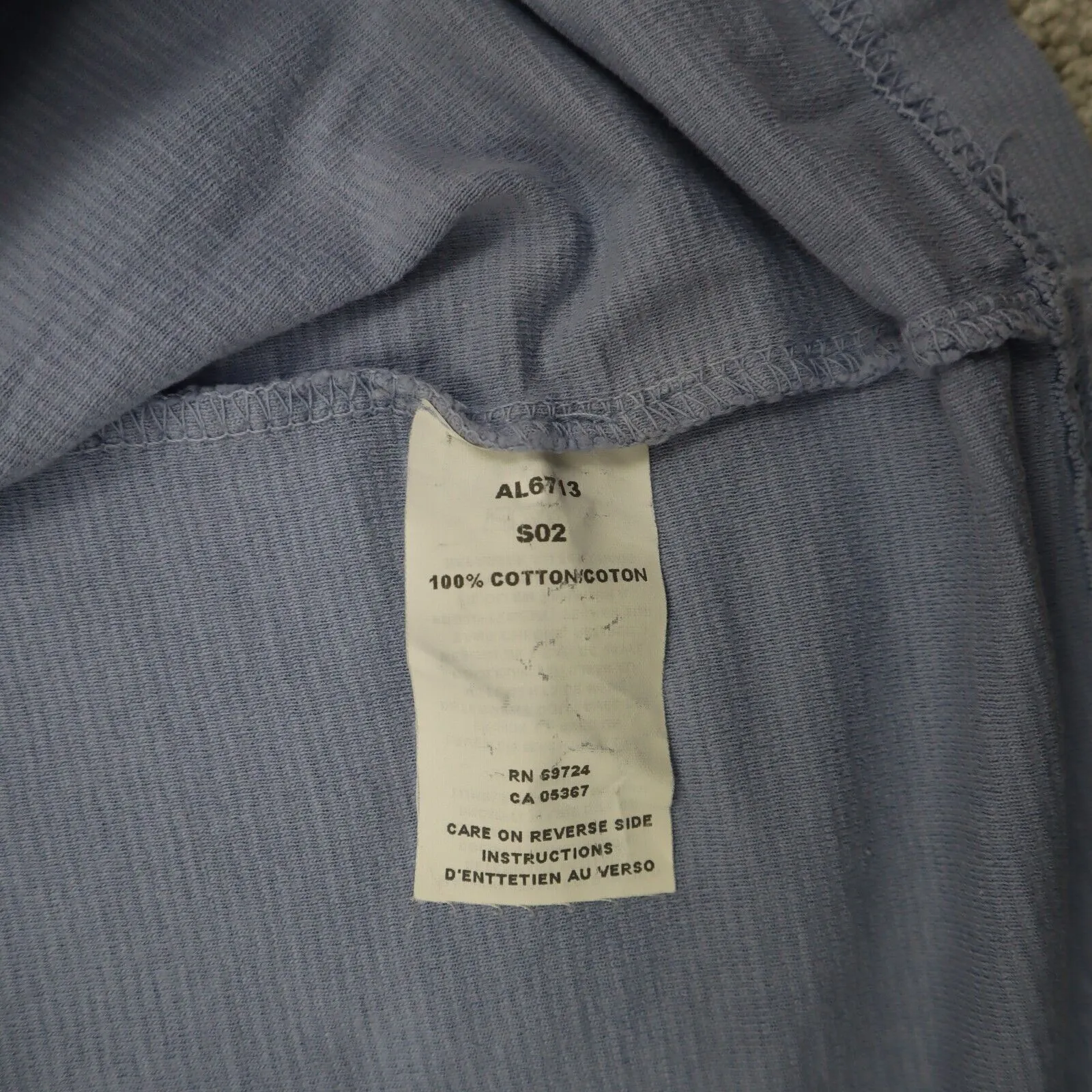 Columbia Sportswear Womens Round Neck T Shirt Short Sleeve 100% Cotton Blue SZ L