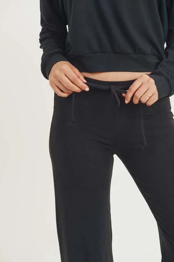 Comfy Wide Leg Drawstring Pants