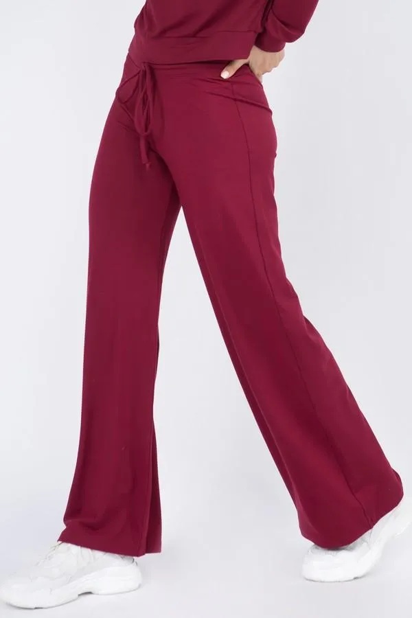 Comfy Wide Leg Drawstring Pants