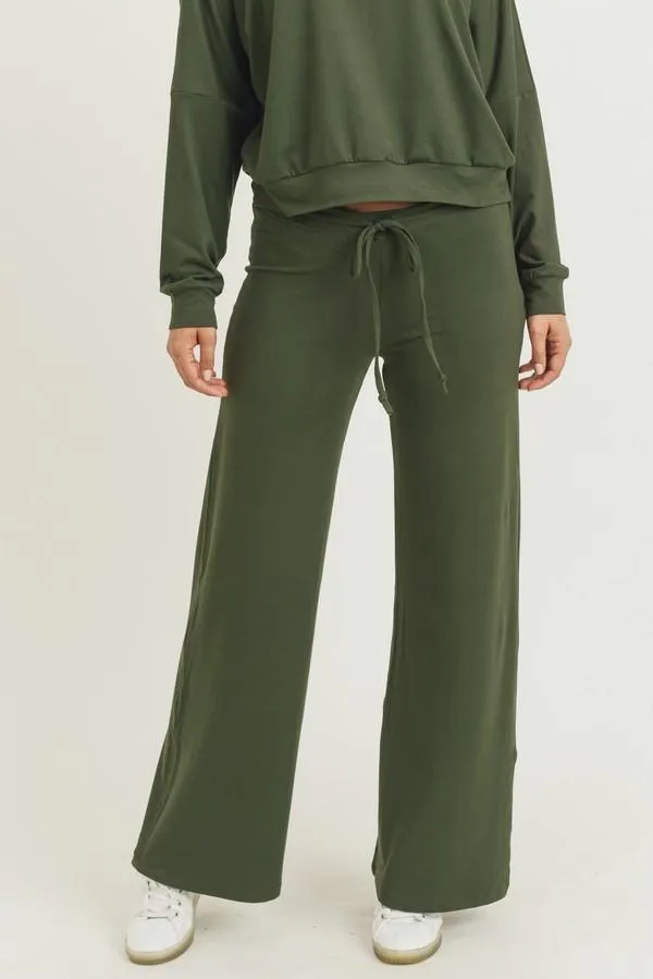 Comfy Wide Leg Drawstring Pants