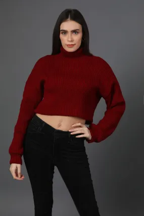 Cropped Knit Jumper
