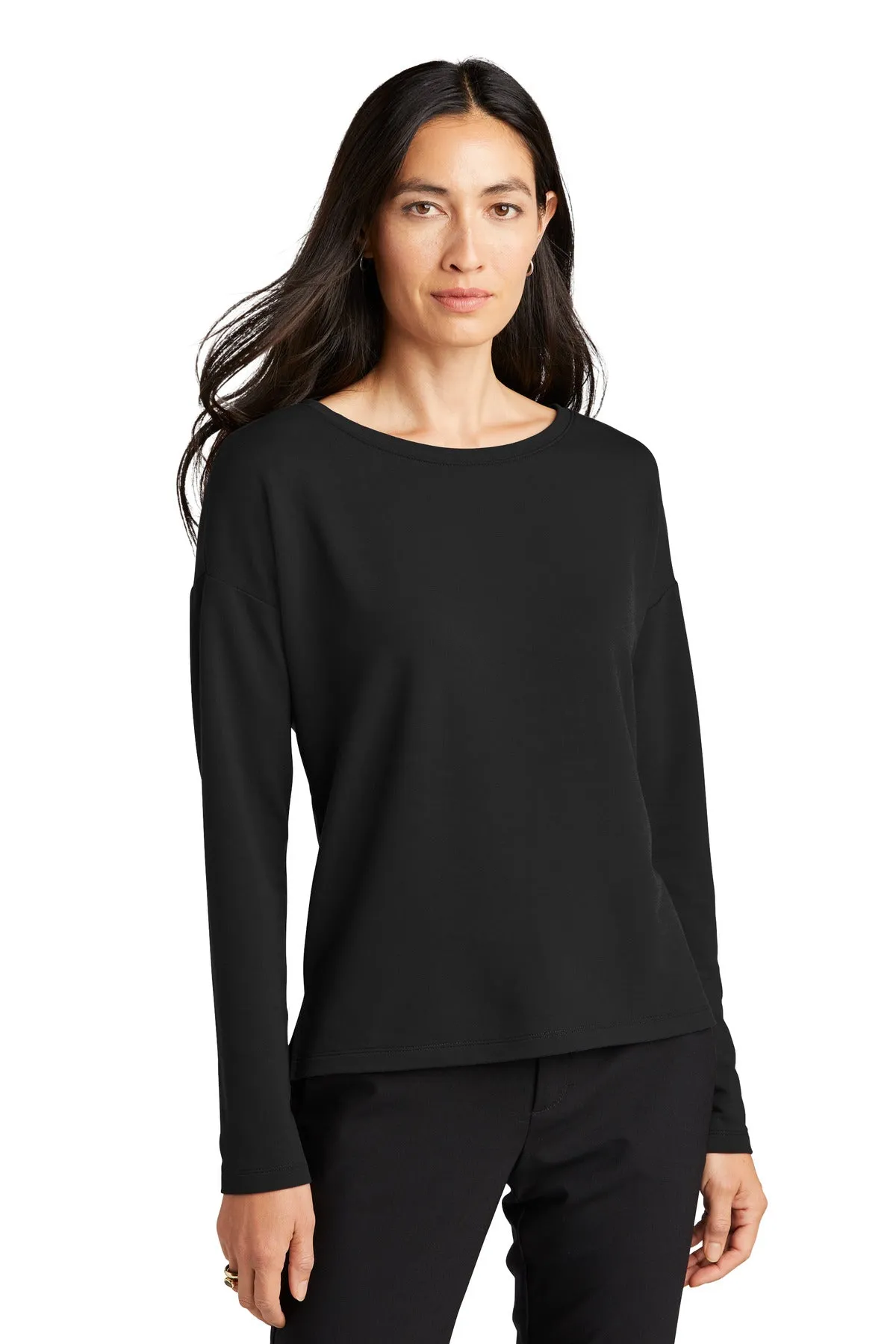 Custom Embroidered - Mercer Mettle™ Women's Stretch Drop Shoulder Pullover MM3013