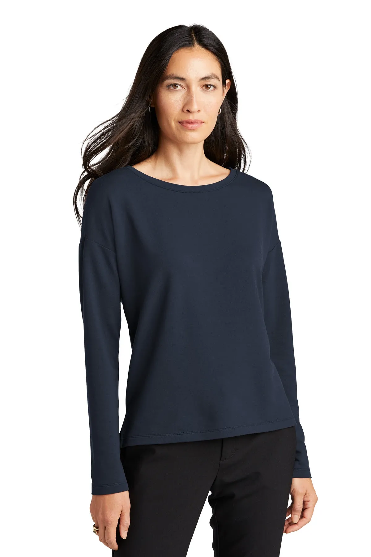 Custom Embroidered - Mercer Mettle™ Women's Stretch Drop Shoulder Pullover MM3013