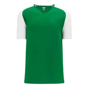 Dryflex V-Neck Pullover Kelly-White Jersey