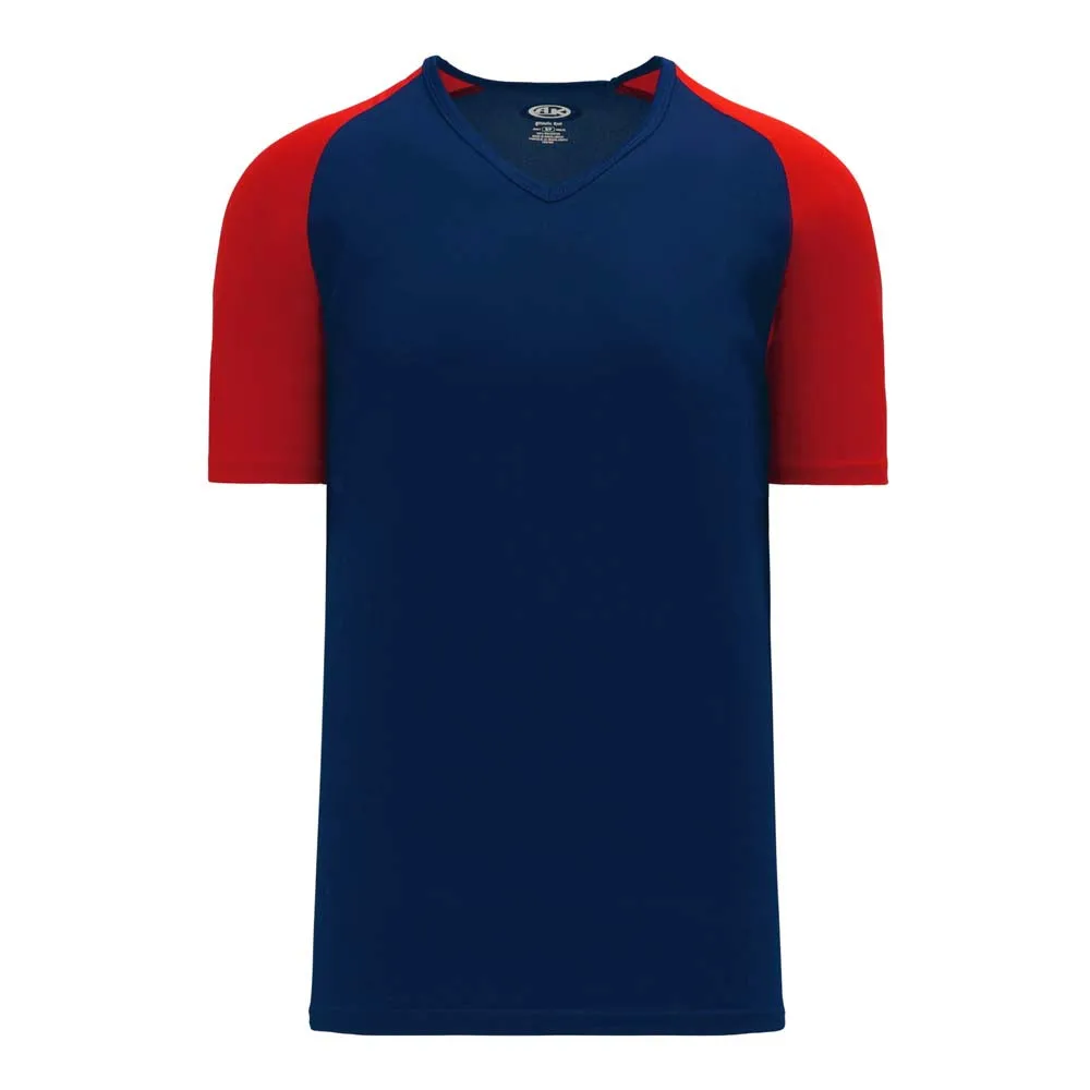 Dryflex V-Neck Pullover Navy-Red Jersey