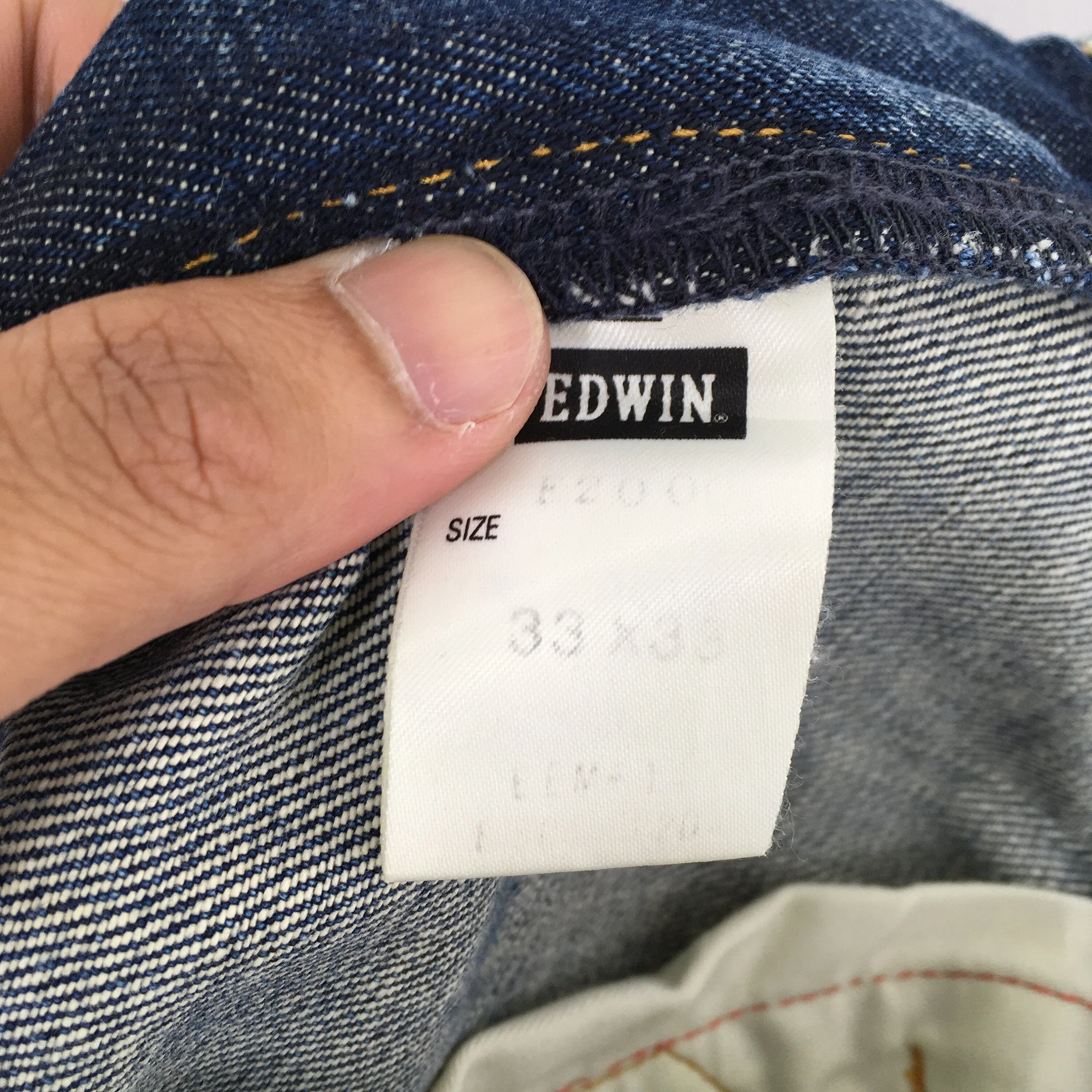 Edwin E Function Faded Blue Jeans Size 32x32.5