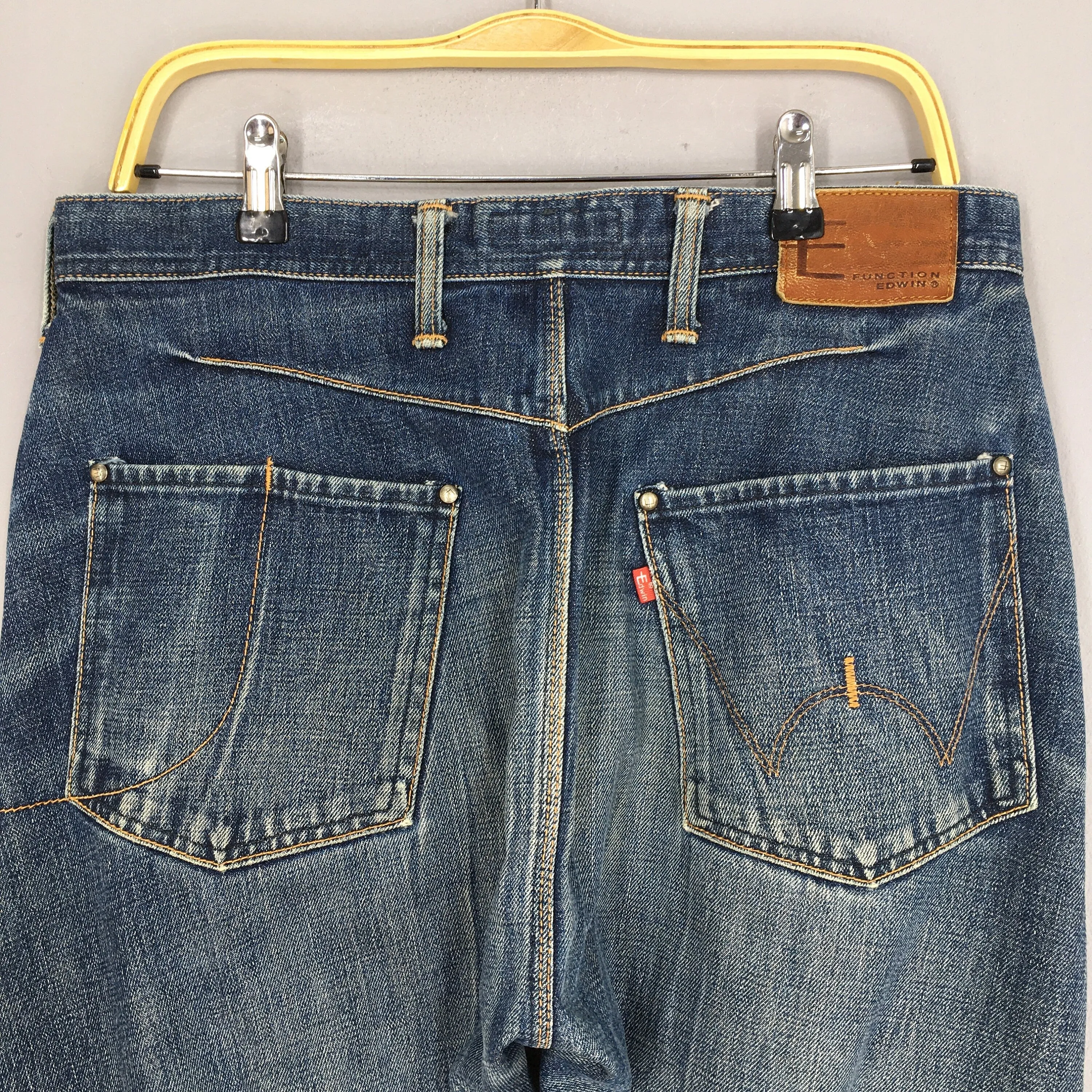 Edwin E Function Faded Blue Jeans Size 32x32.5