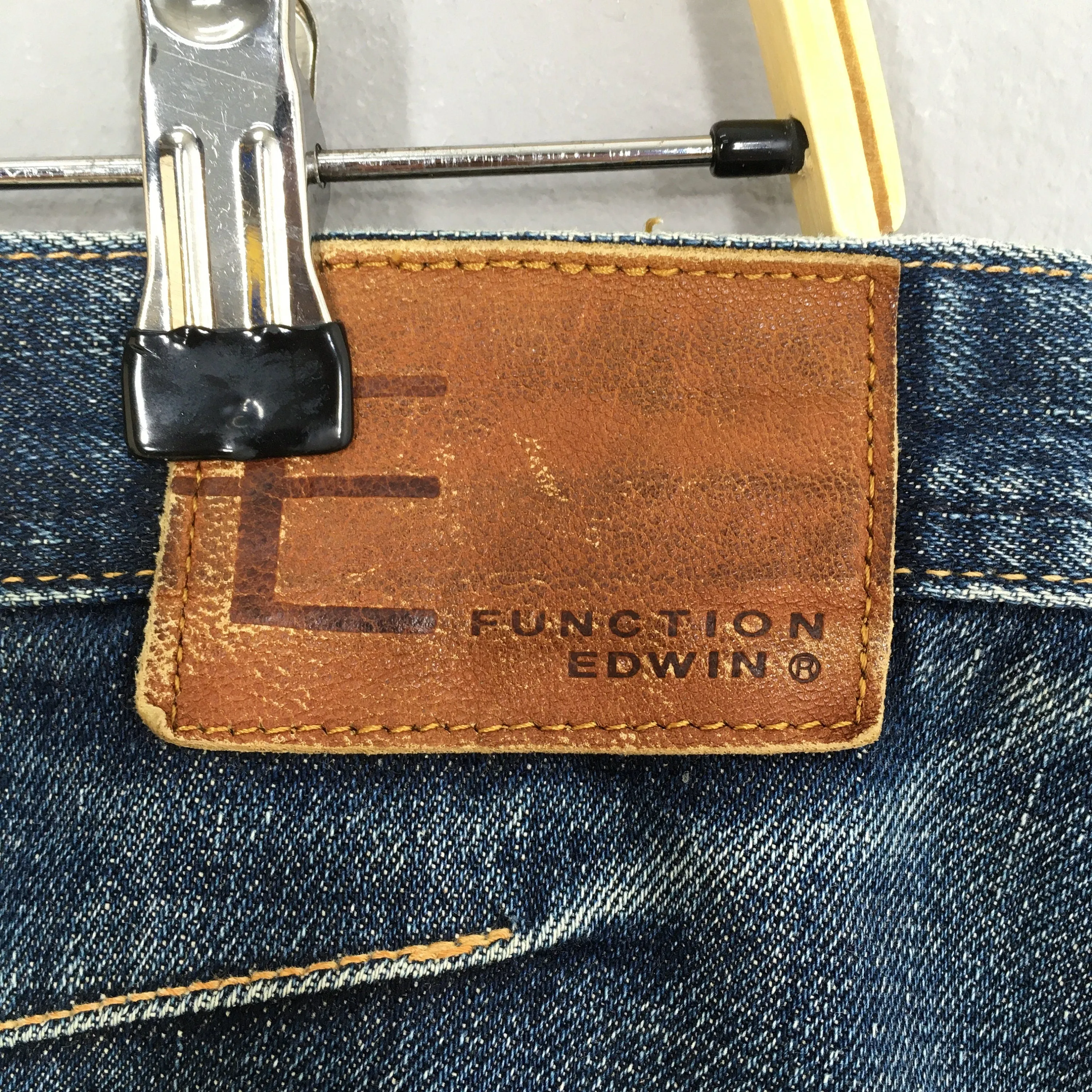 Edwin E Function Faded Blue Jeans Size 32x32.5