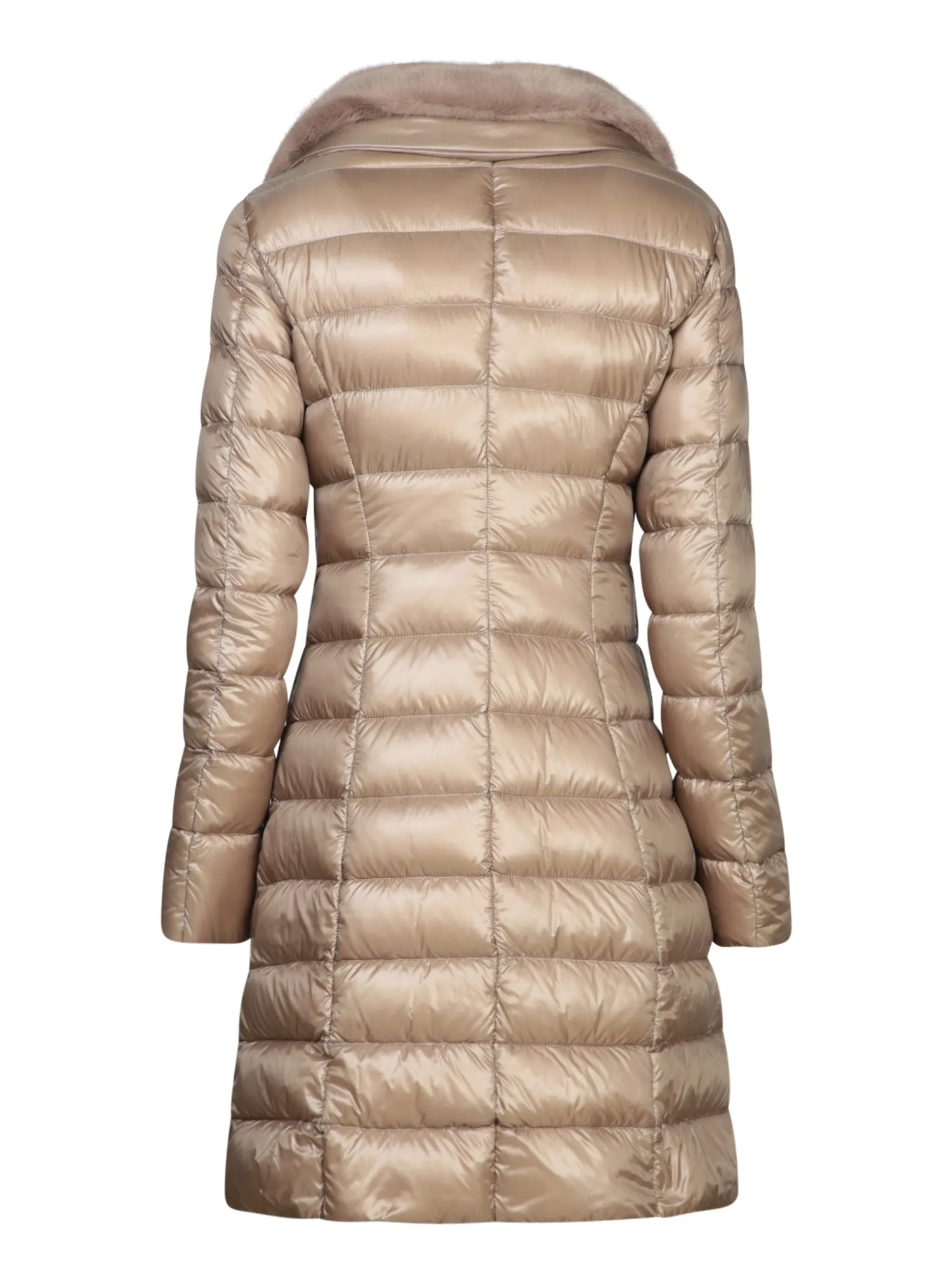 Elisa Long Ecofur TaupeJacket