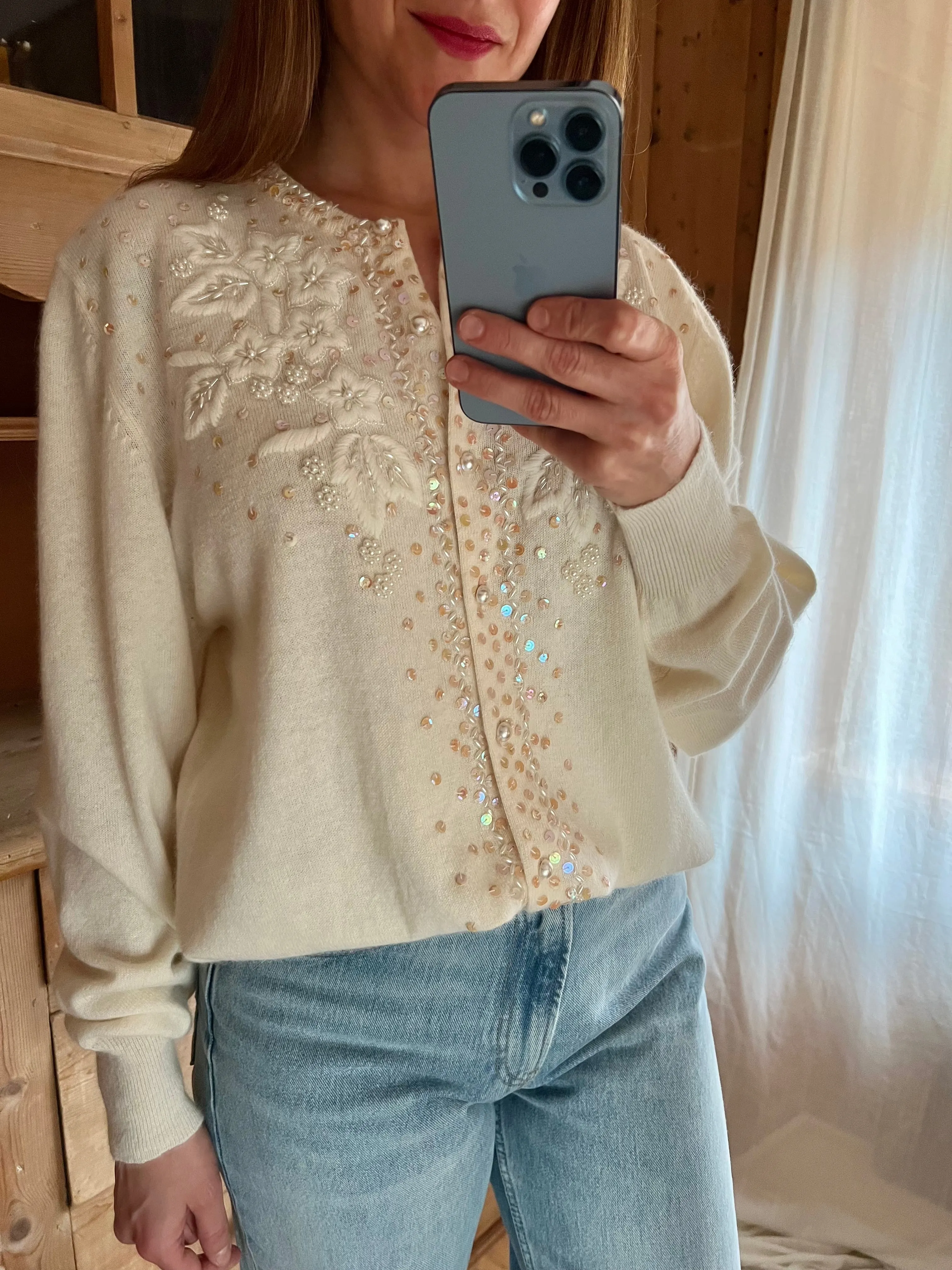 Embroidered Cardigan