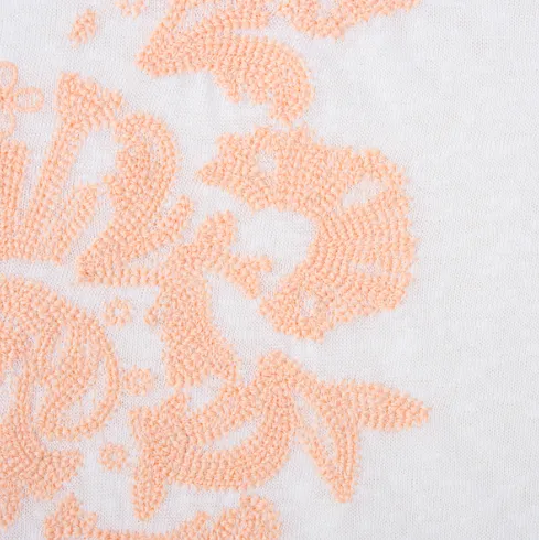 Embroidery Poncho Top in White