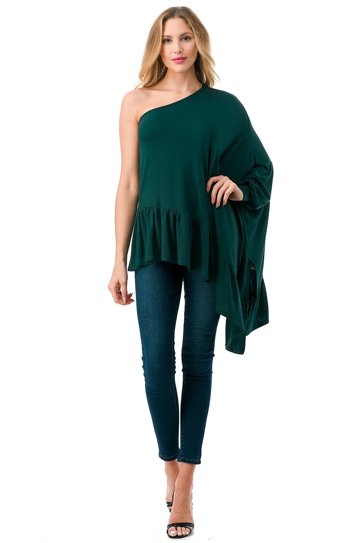 EVA PONCHO (HUNTER GREEN)-JT7600