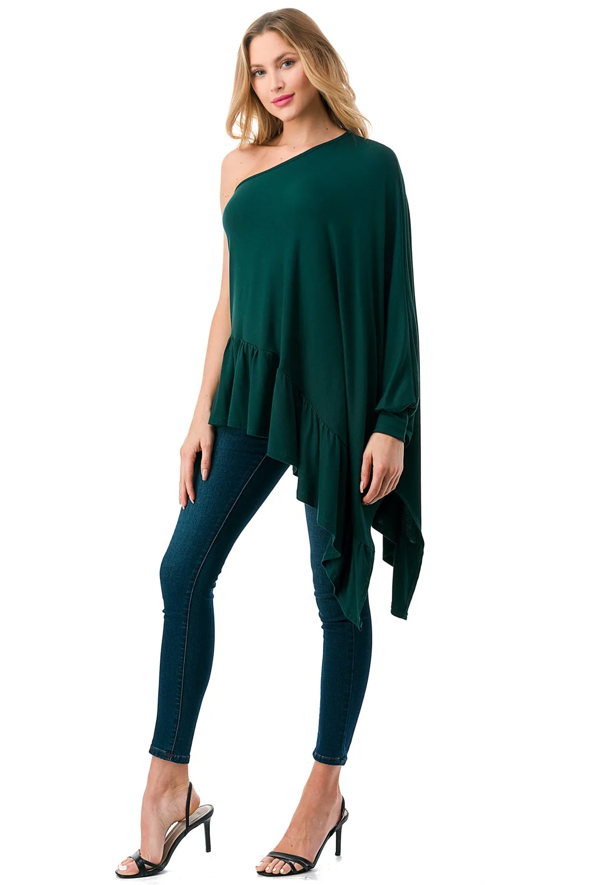 EVA PONCHO (HUNTER GREEN)-JT7600