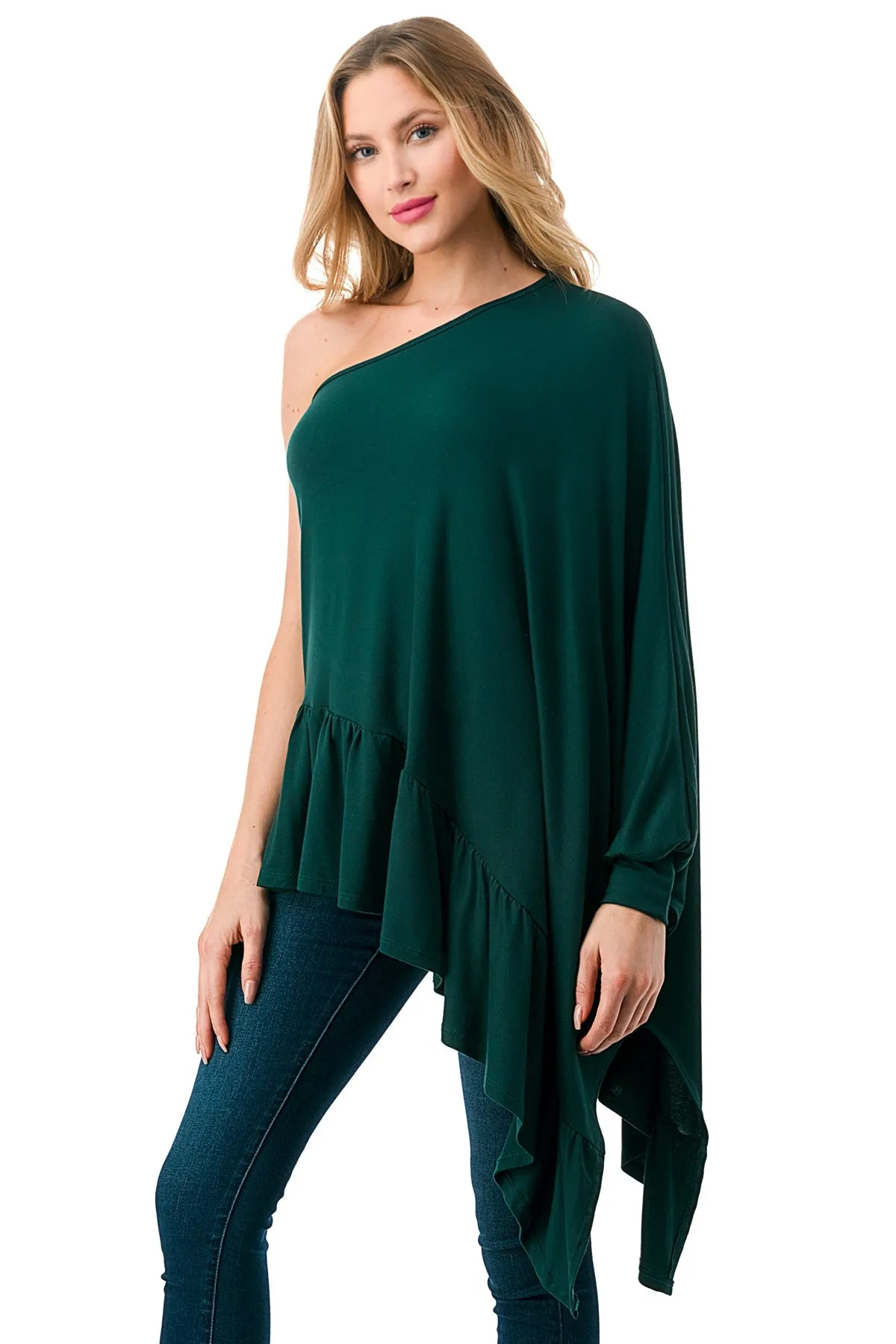 EVA PONCHO (HUNTER GREEN)-JT7600