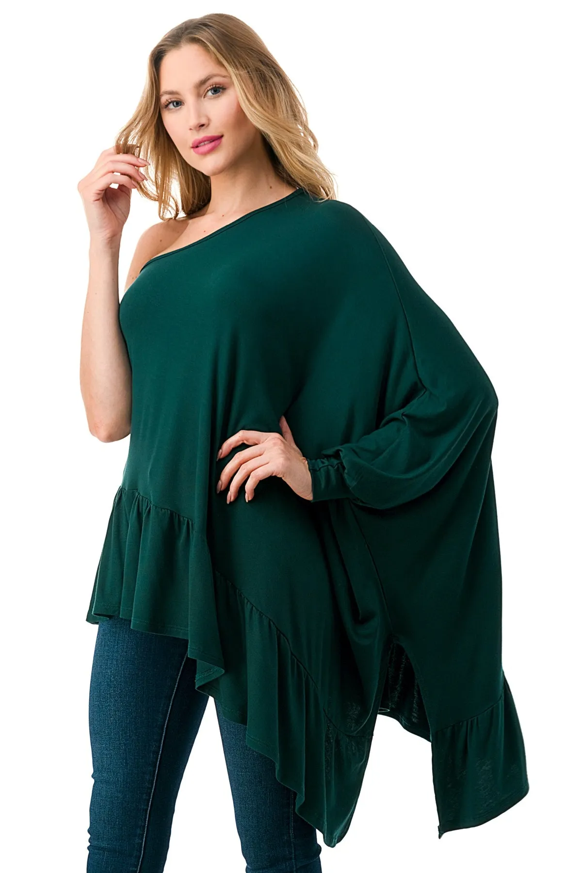 EVA PONCHO (HUNTER GREEN)-JT7600