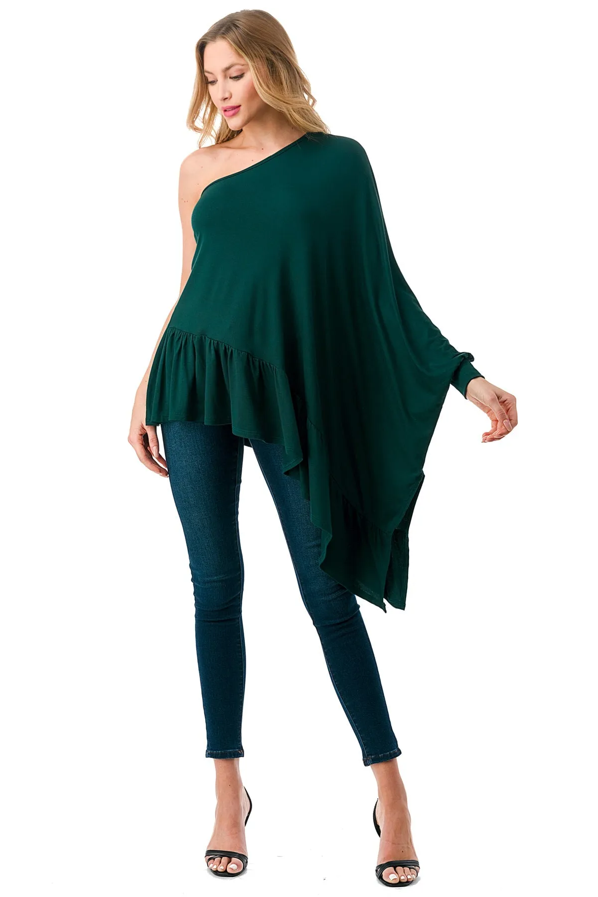 EVA PONCHO (HUNTER GREEN)-JT7600