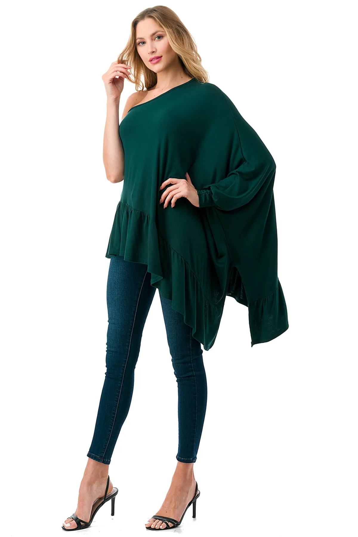 EVA PONCHO (HUNTER GREEN)-JT7600