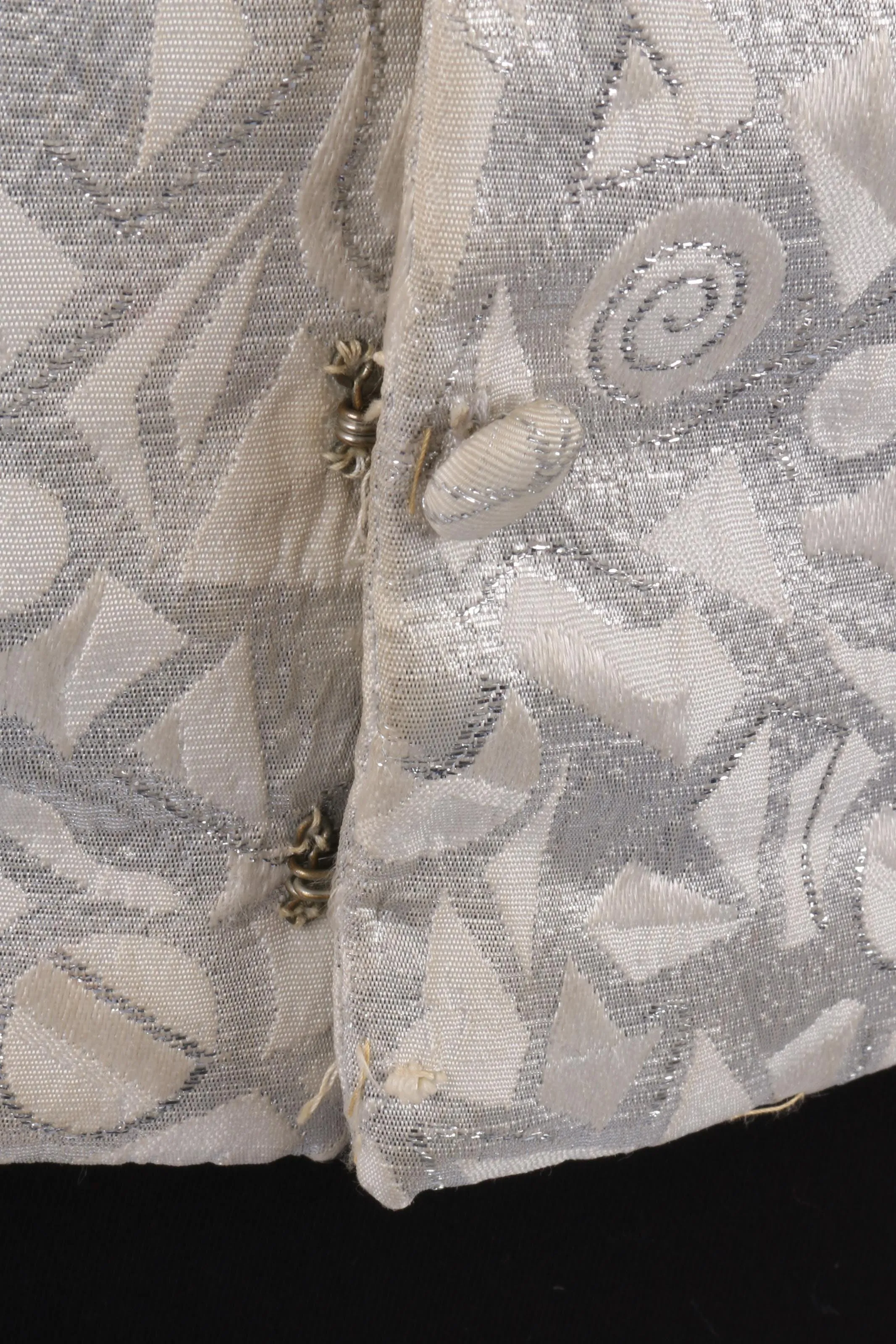 Fabulous vintage silver metallic waistcoat