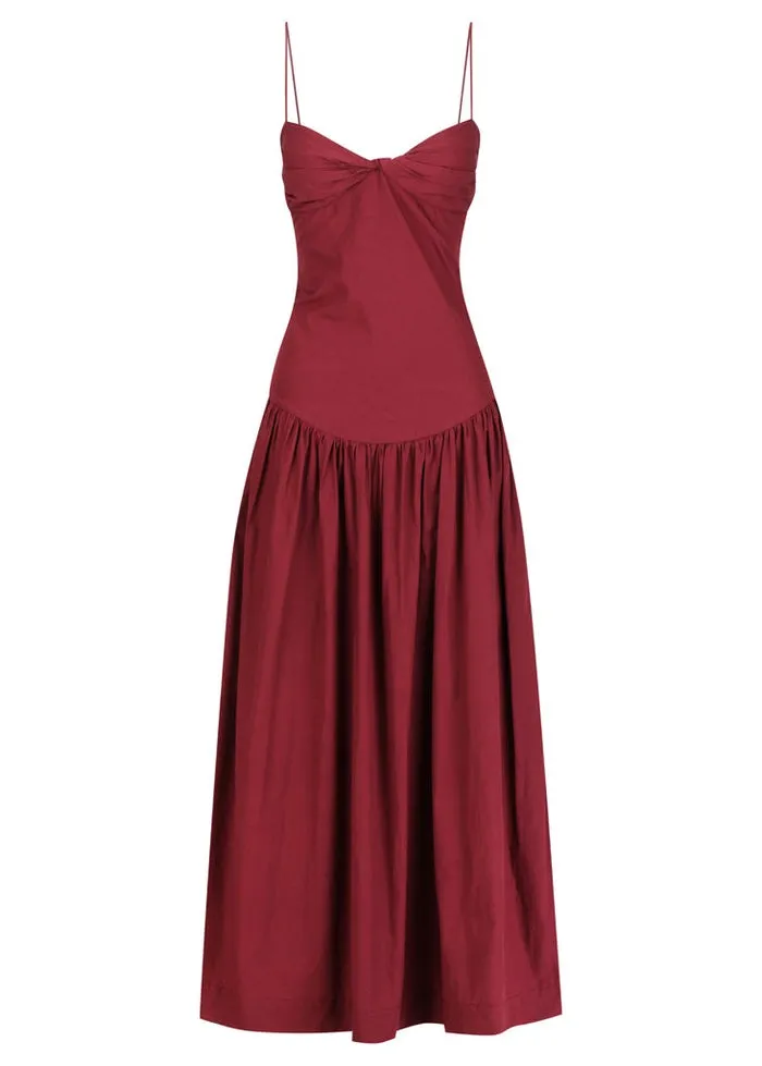 Fitted Midi - Plum